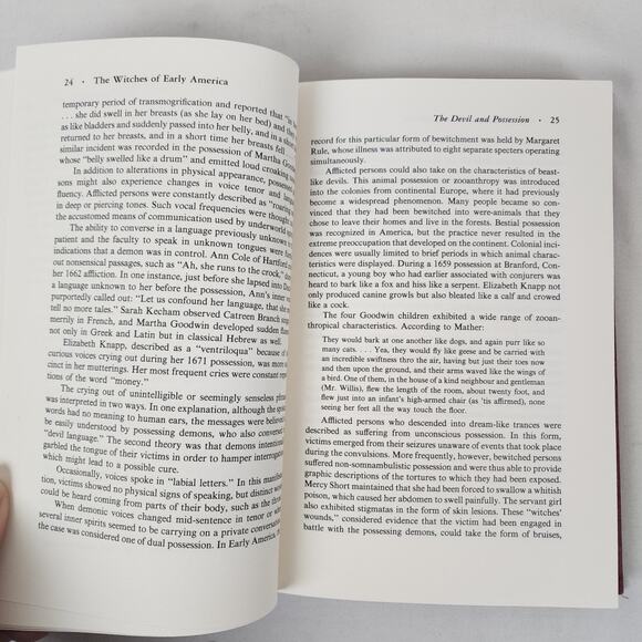 Witches of Early America by Sally S Booth Red Hardcover Occult History Book 1975 - Picture 9 of 11